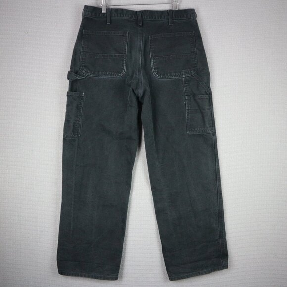 Carhartt Loose Straight Washed Duck Dungaree Patchless Sample Pants 34x30 - Picture 2 of 8